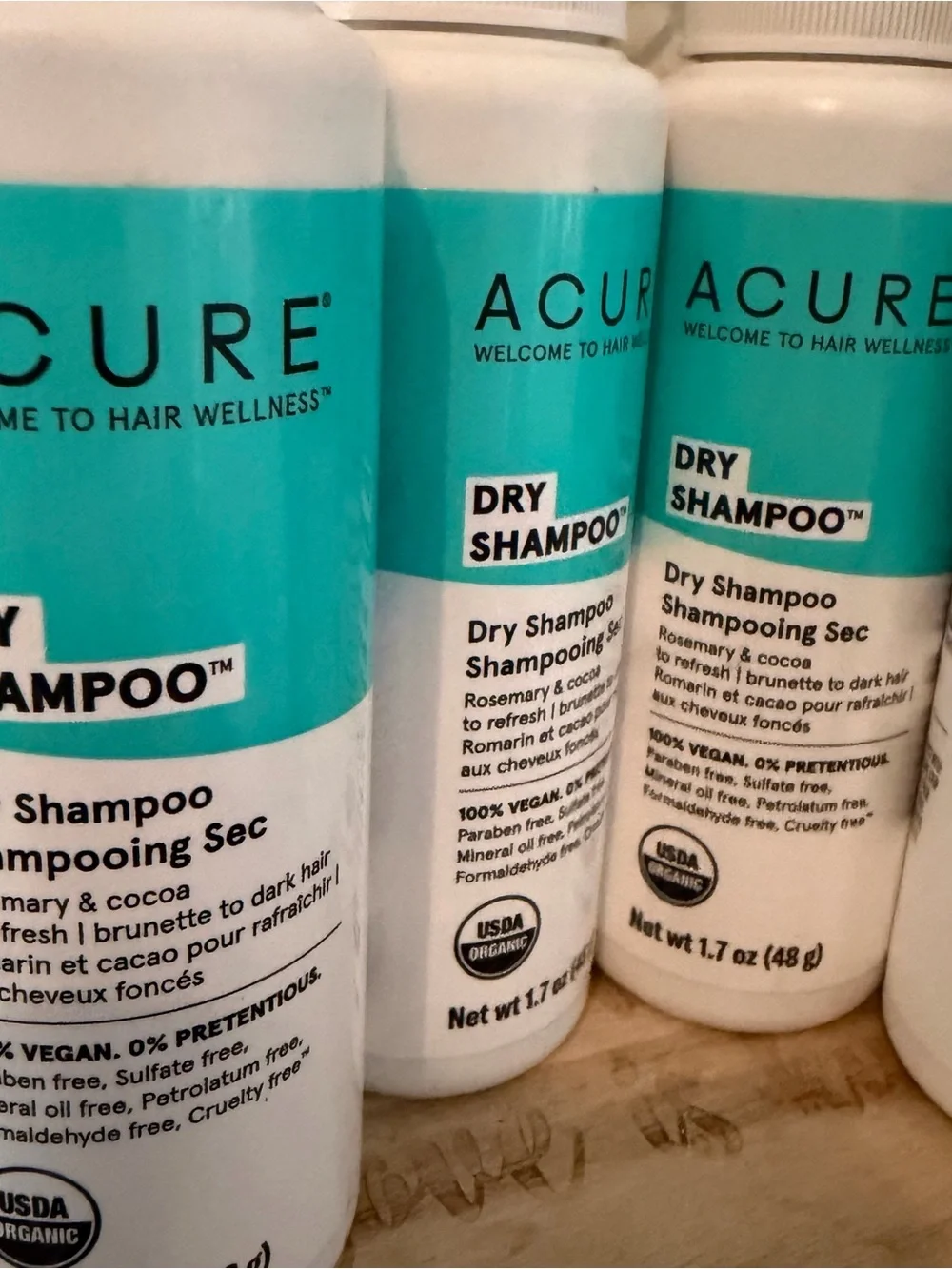 Acure dry shampoo